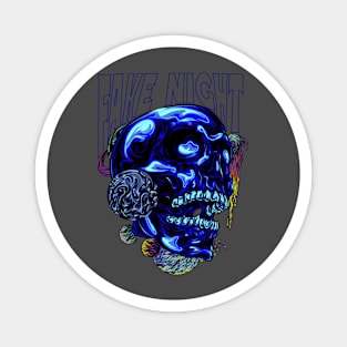 Fake Night Skull Magnet